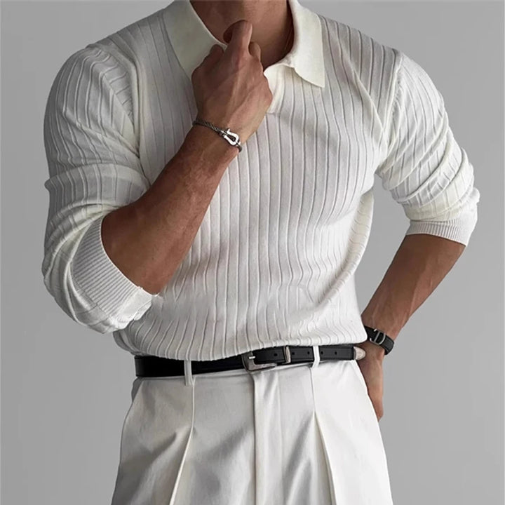 Luca | Muscle Polo Knit Sweater