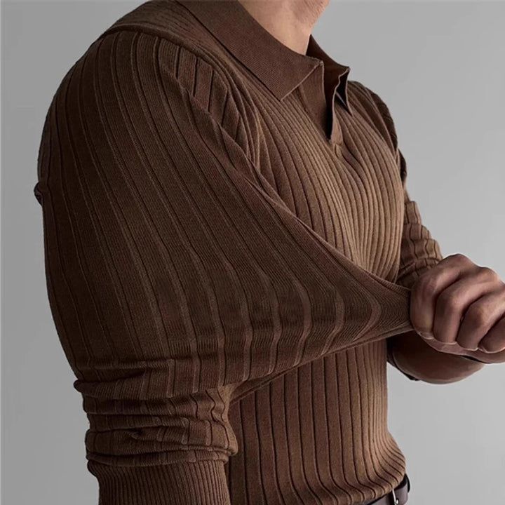 Luca | Muscle Polo Knit Sweater
