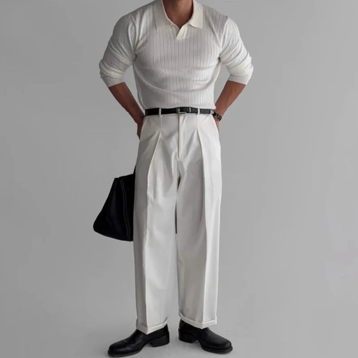 Luca | Muscle Polo Knit Sweater