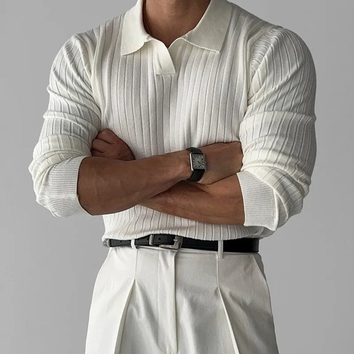 Luca | Muscle Polo Knit Sweater
