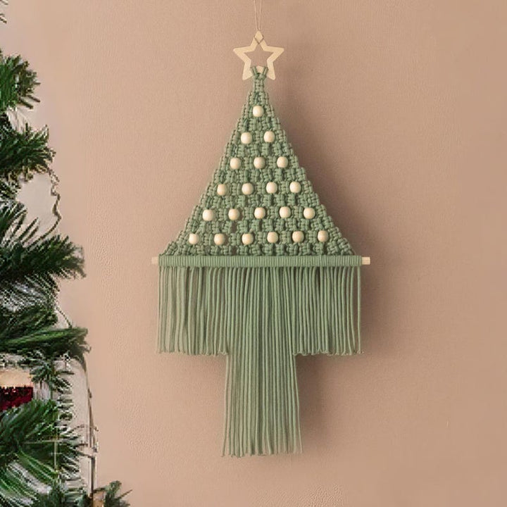 Macrame Knitted Christmas Tree
