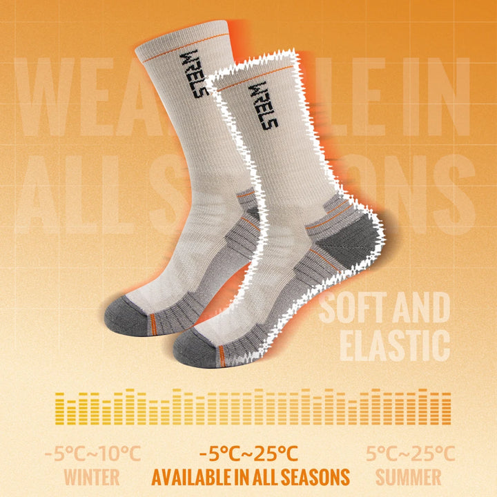 TrailCore Merino Wool Hiking Socks