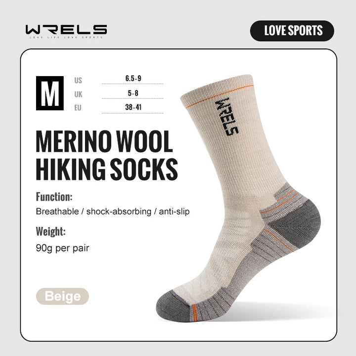 TrailCore Merino Wool Hiking Socks