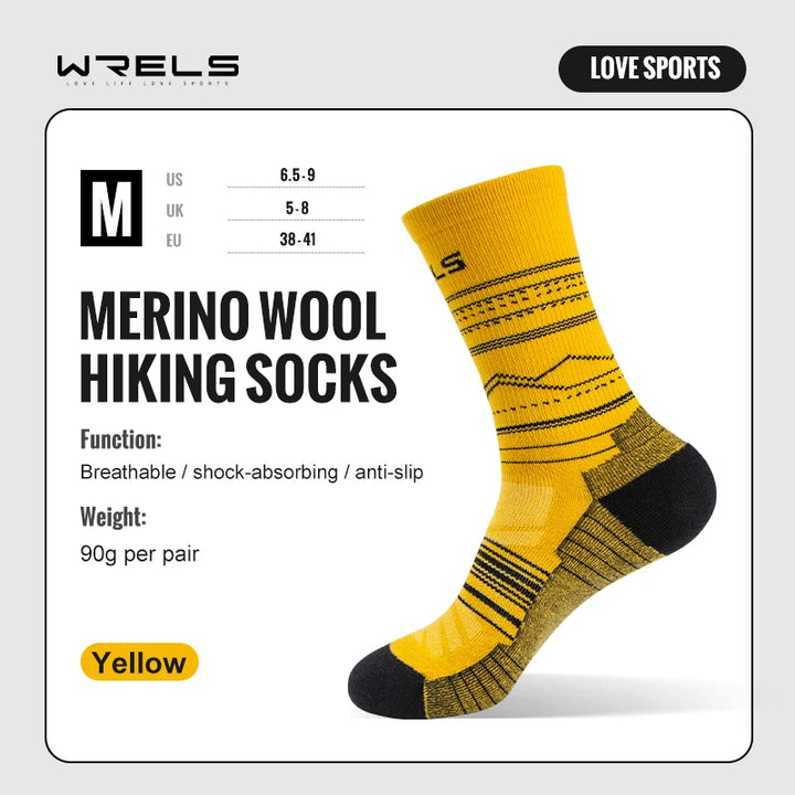 TrailCore Merino Wool Hiking Socks