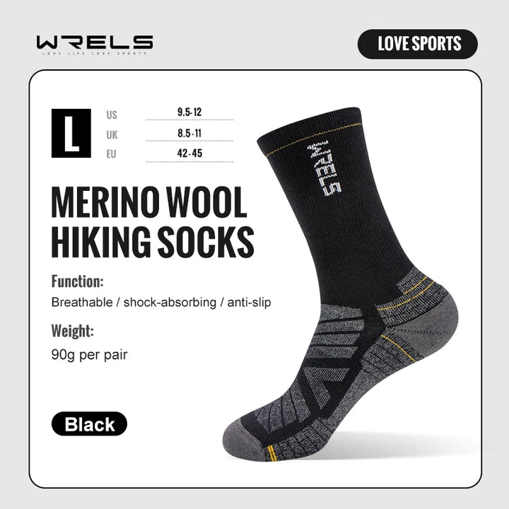 TrailCore Merino Wool Hiking Socks