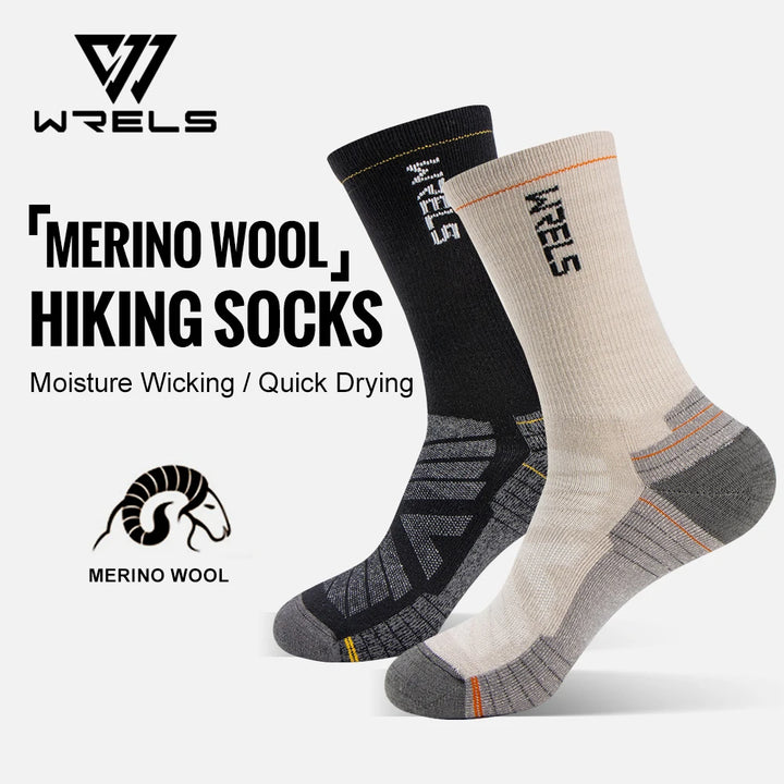 TrailCore Merino Wool Hiking Socks