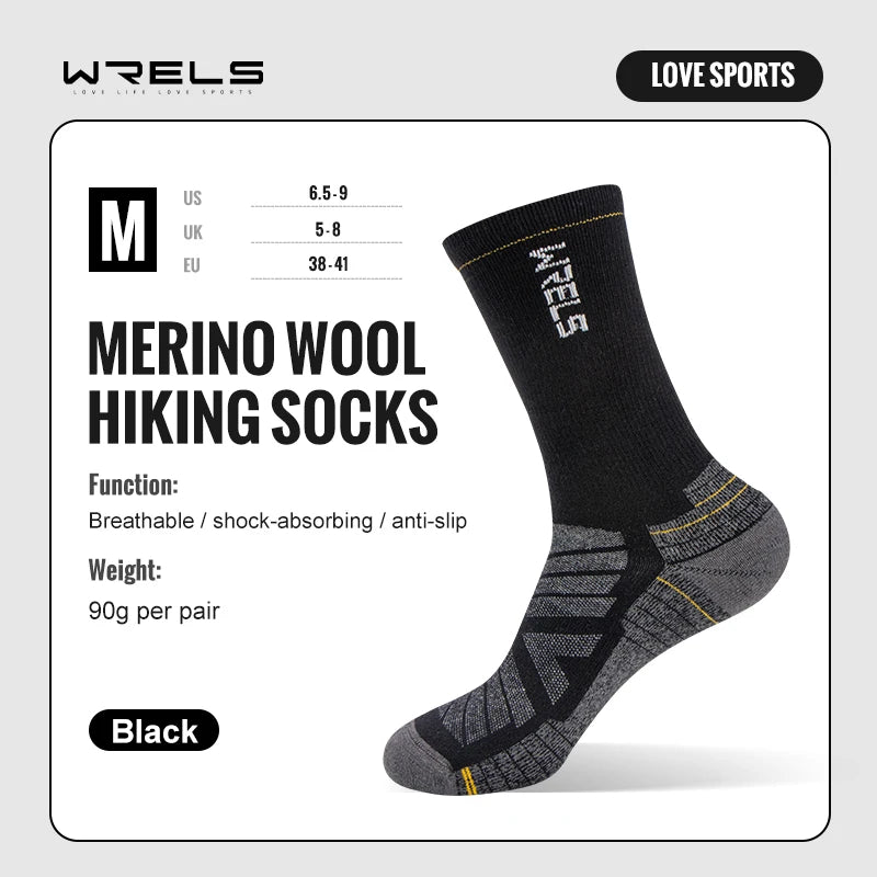 TrailCore Merino Wool Hiking Socks