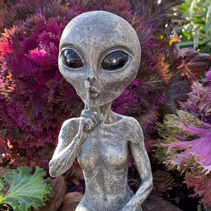Alien Outer Space Alien Dude & Babe Shelf Sitters 2-Piece Set