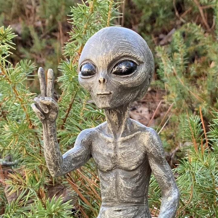 Alien Outer Space Alien Dude & Babe Shelf Sitters 2-Piece Set
