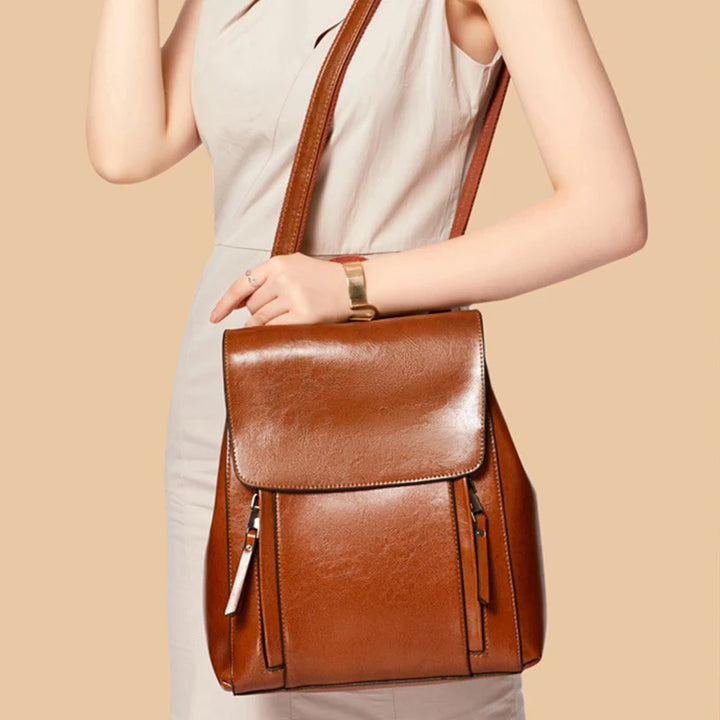 Amy | Premium Genuine Leather Backpack