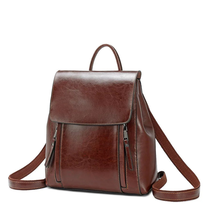 Amy | Premium Genuine Leather Backpack