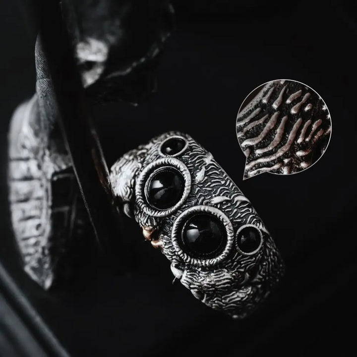 Black Banshee Spider Ring