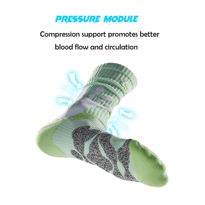 Neon Palm 3-Pack Crew Socks