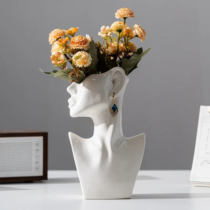 Venus Bloom Porcelain Vase