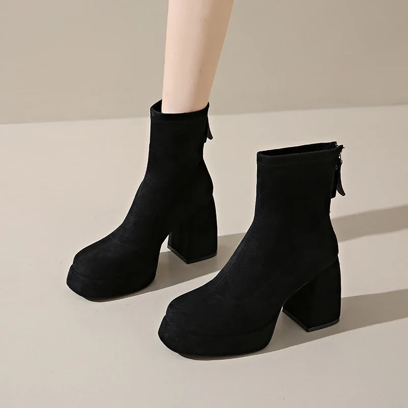 Stella Suede Ankle Boots