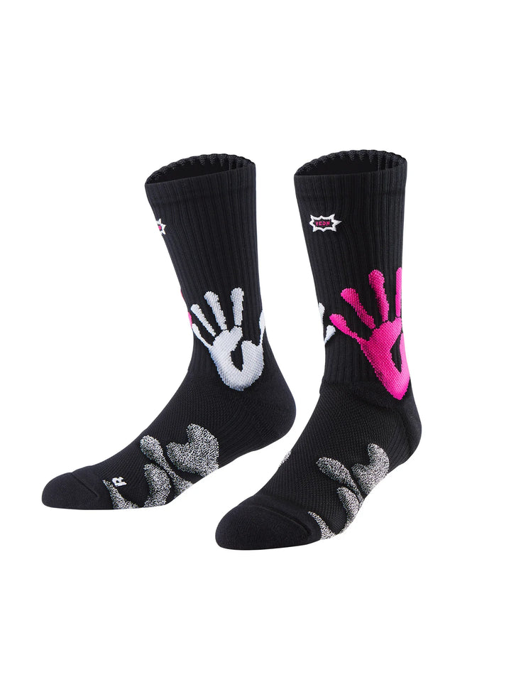 Neon Palm 3-Pack Crew Socks