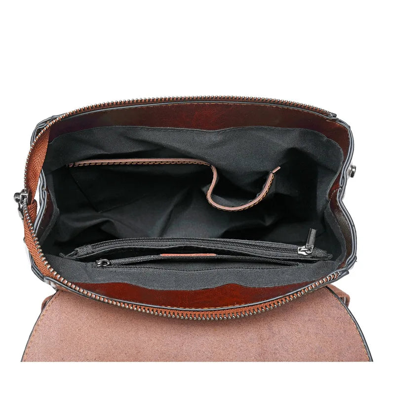 Amy | Premium Genuine Leather Backpack