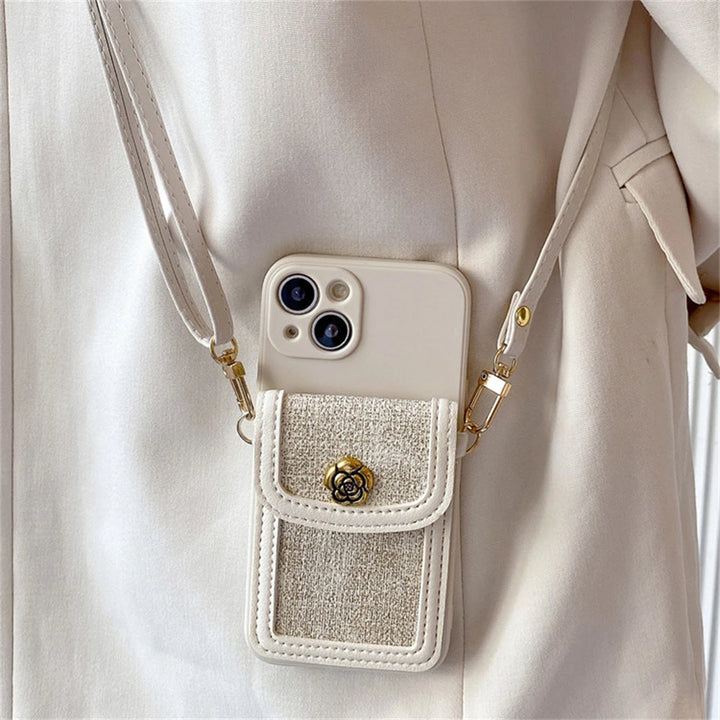 Camellia Crossbody iPhone Case