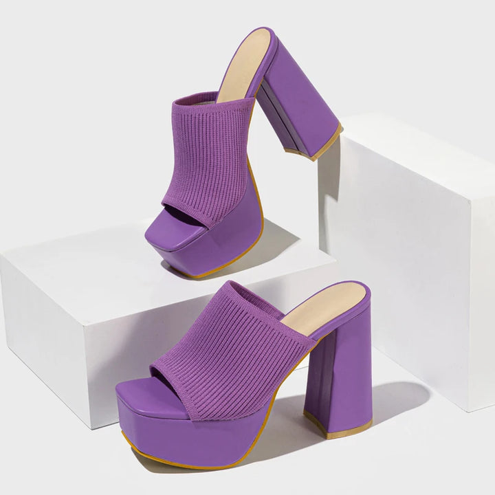 Neon Nova Mules