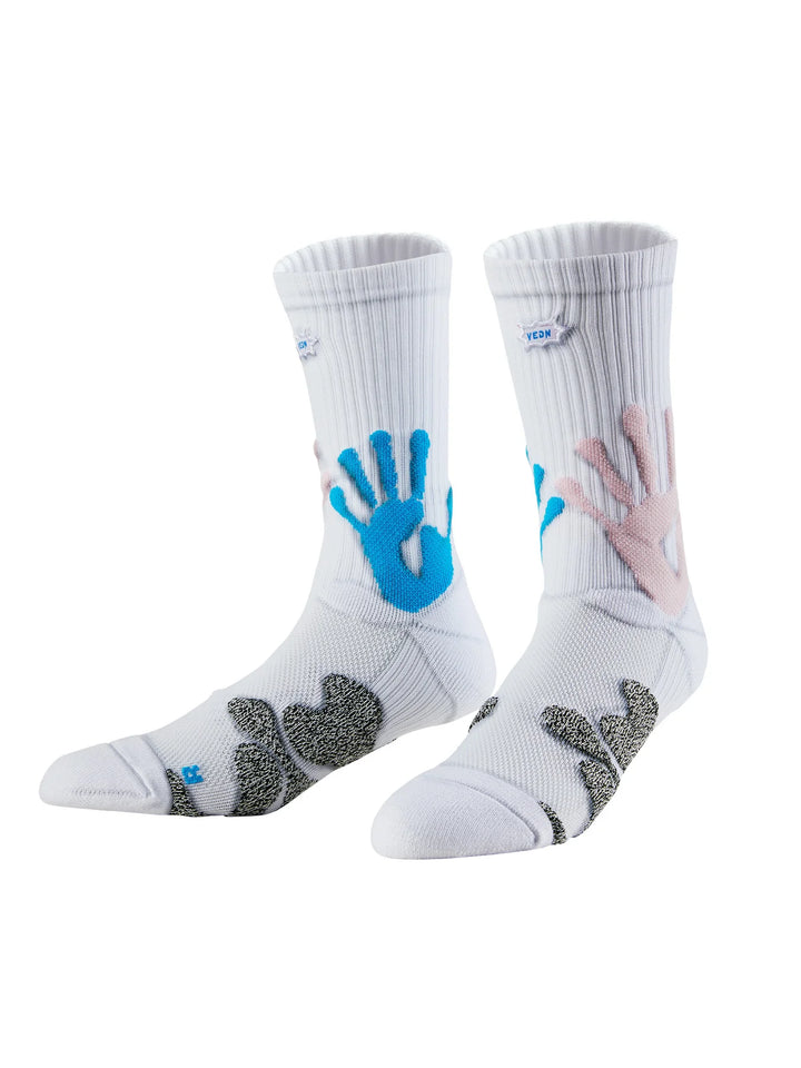 Neon Palm 3-Pack Crew Socks