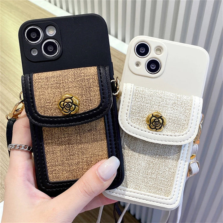 Camellia Crossbody iPhone Case