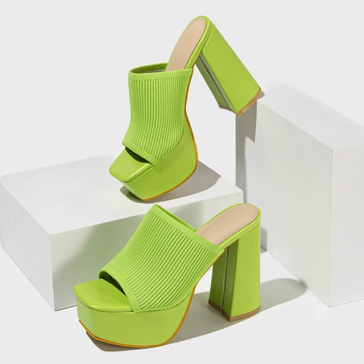 Neon Nova Mules