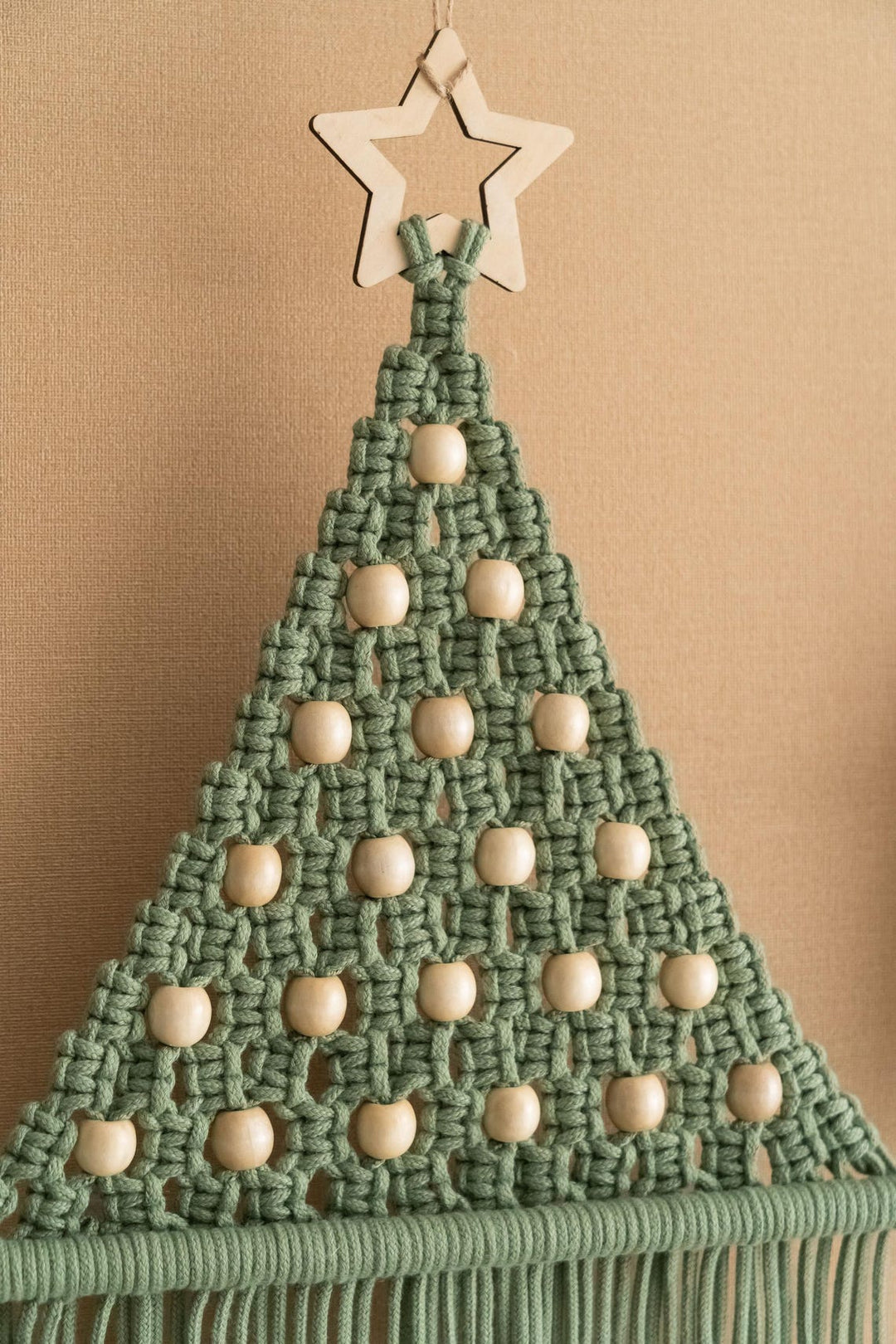 Macrame Knitted Christmas Tree