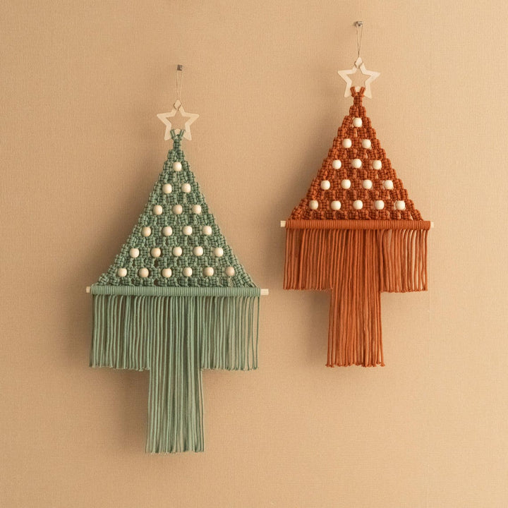 Macrame Knitted Christmas Tree