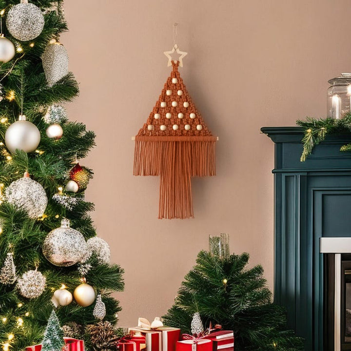Macrame Knitted Christmas Tree